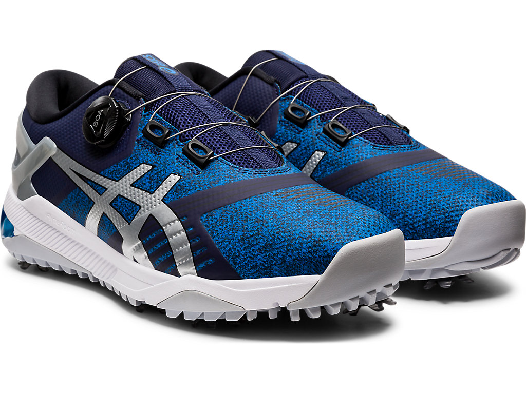 Sapatos de Golfe Asics Gel-Course Duo Boa Masculino Azul Marinho Prateadas | 7819-ANBUC