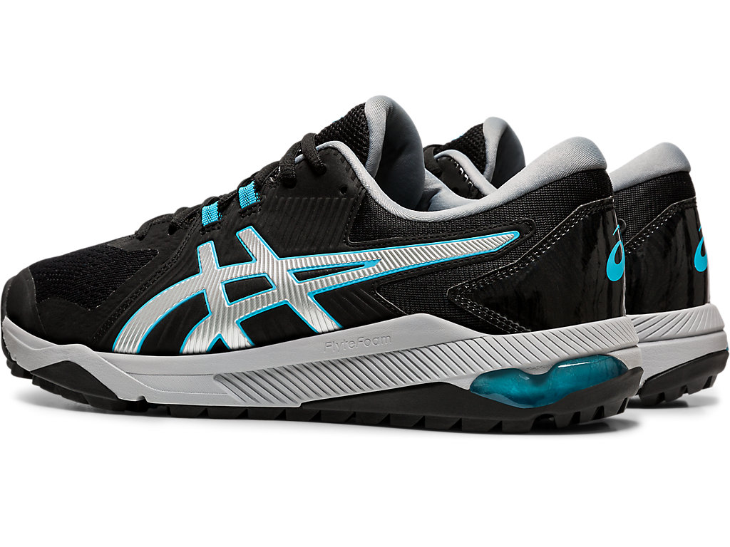 Sapatos de Golfe Asics Gel-Course Glide Men Masculino Pretas Prateadas | 6907-ROCTM