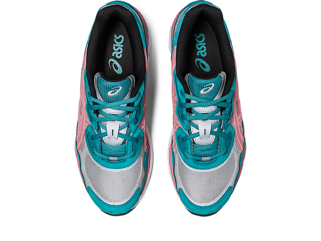 Sneakers Asics Awake Ny X Gel-Nyc Masculino Prateadas Verdes Azuis | 4638-OHMFG