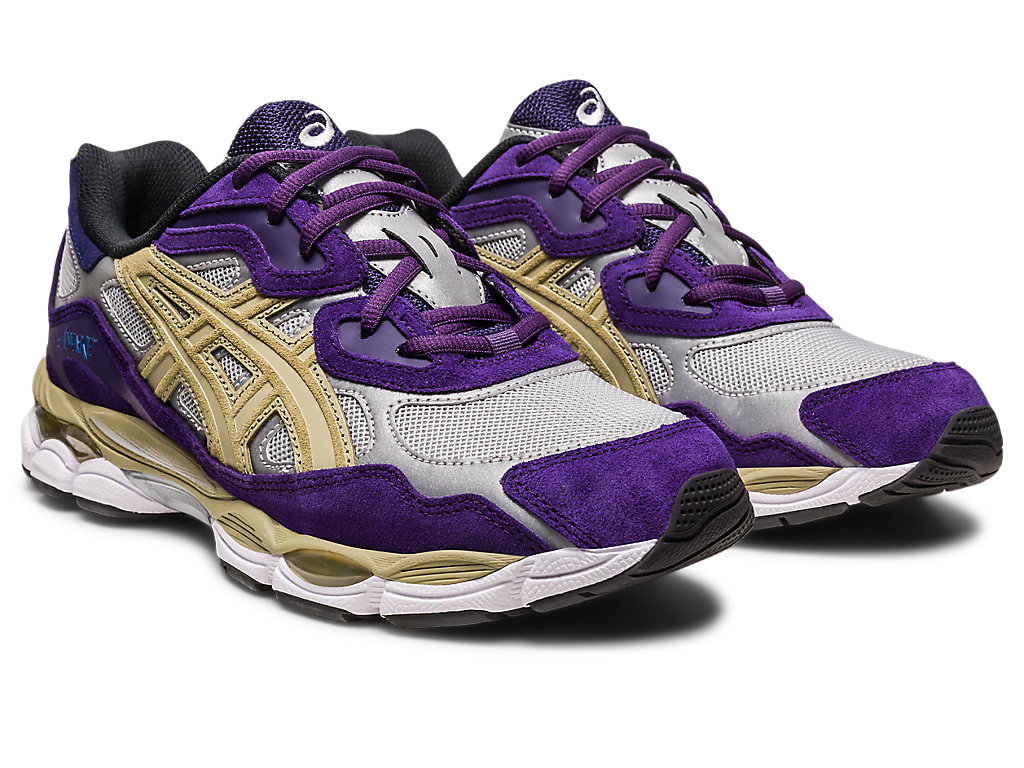 Sneakers Asics Awake Ny X Gel-Nyc Masculino Prateadas Roxo | 5649-PNHEQ