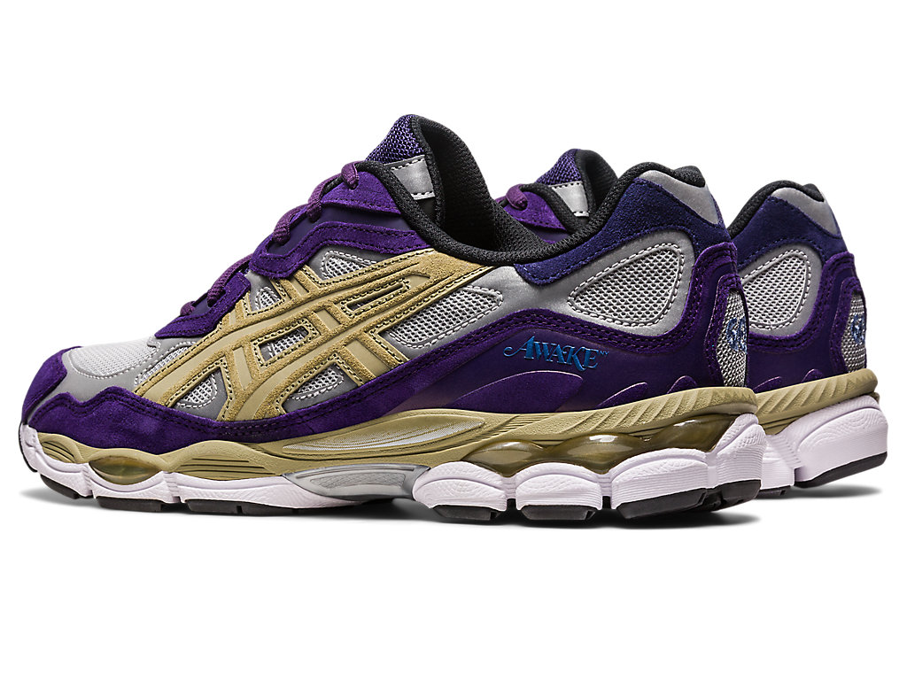 Sneakers Asics Awake Ny X Gel-Nyc Masculino Prateadas Roxo | 5649-PNHEQ