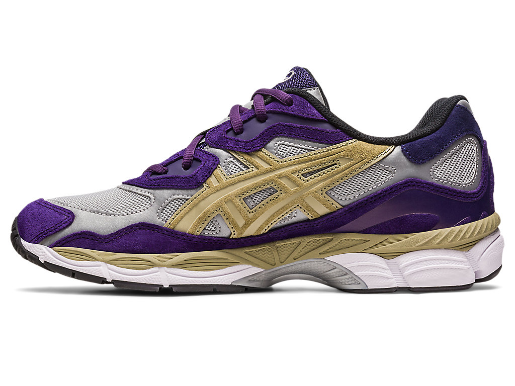 Sneakers Asics Awake Ny X Gel-Nyc Masculino Prateadas Roxo | 5649-PNHEQ