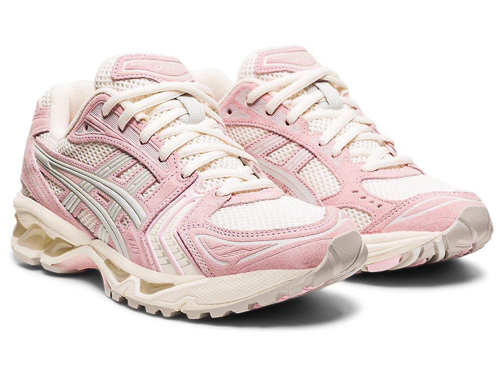 Sneakers Asics Gel-Kayano 14 Feminino Creme Rosa Luz Azuis | 7805-TECYN