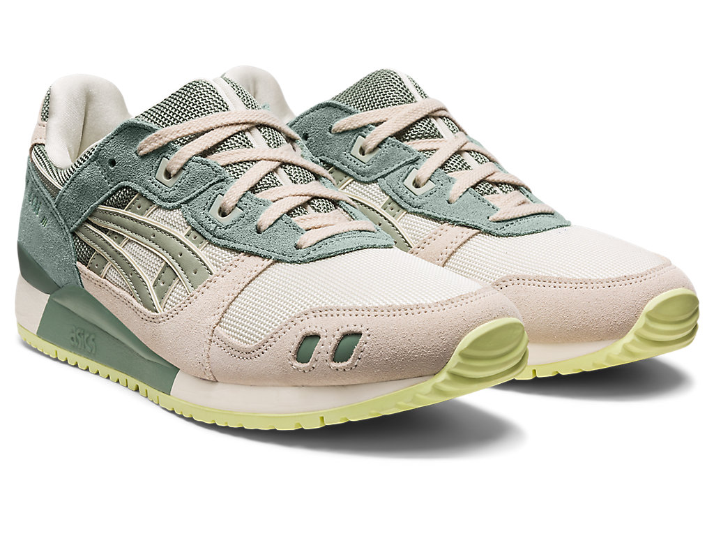 Sneakers Asics Gel-Lyte Iii Og Masculino Creme Verde Oliva Cinzentas | 7058-XGFSY