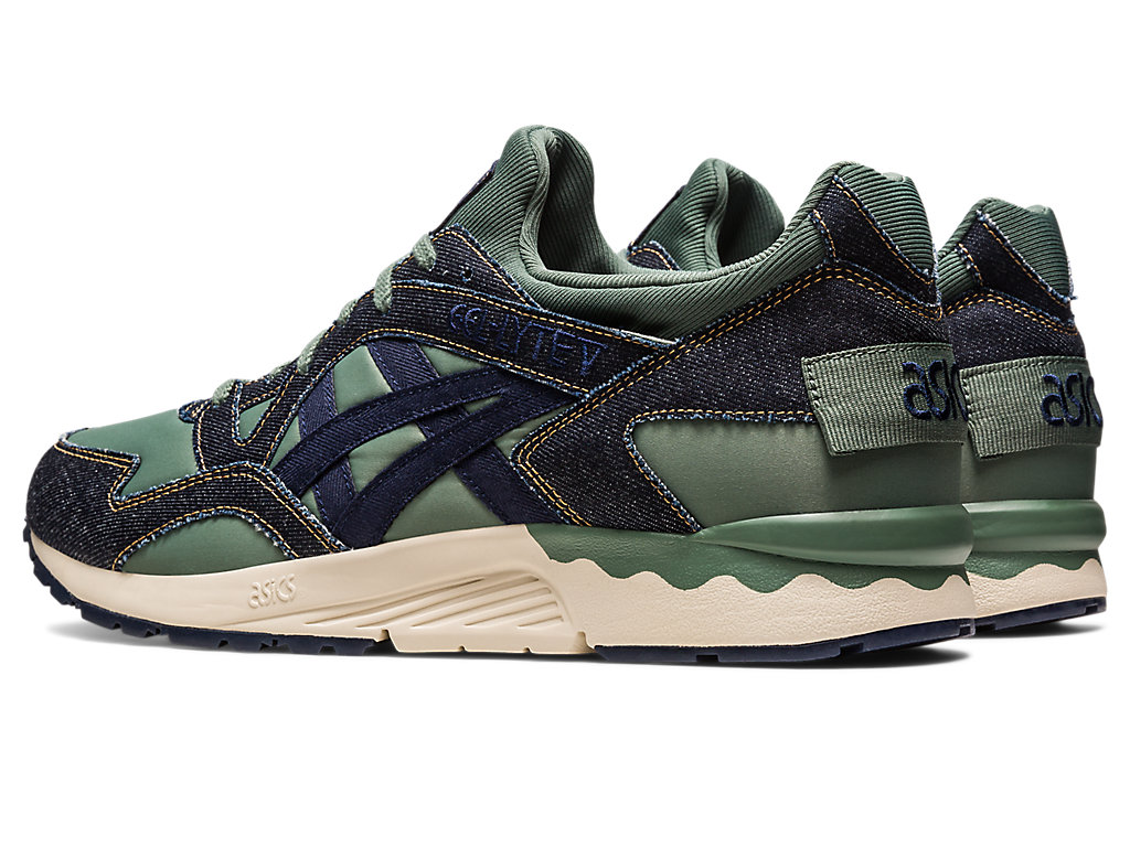 Sneakers Asics Gel-Lyte V Modern Patchwork Masculino Verdes Escuro | 0871-CZYLR