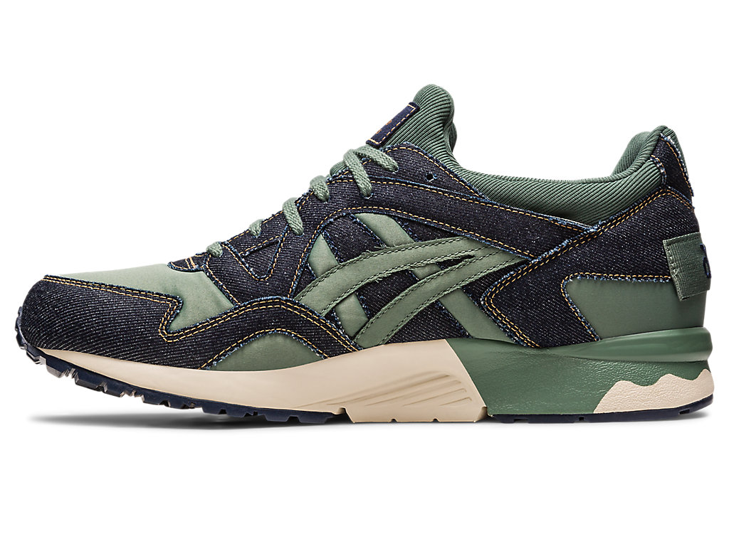 Sneakers Asics Gel-Lyte V Modern Patchwork Masculino Verdes Escuro | 0871-CZYLR