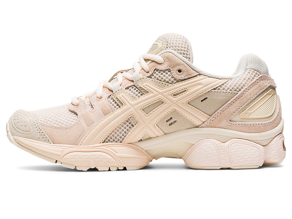 Sneakers Asics Gel-Nimbus 9 Feminino Bege Branco Coral | 8063-GPIJZ