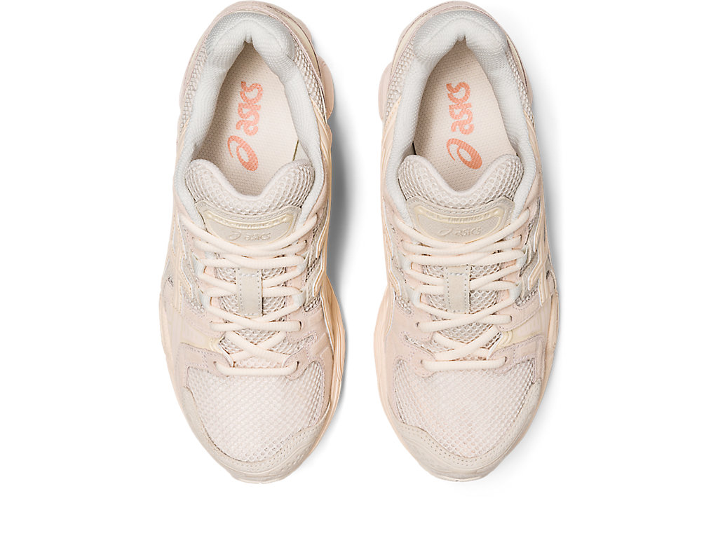 Sneakers Asics Gel-Nimbus 9 Feminino Bege Branco Coral | 8063-GPIJZ