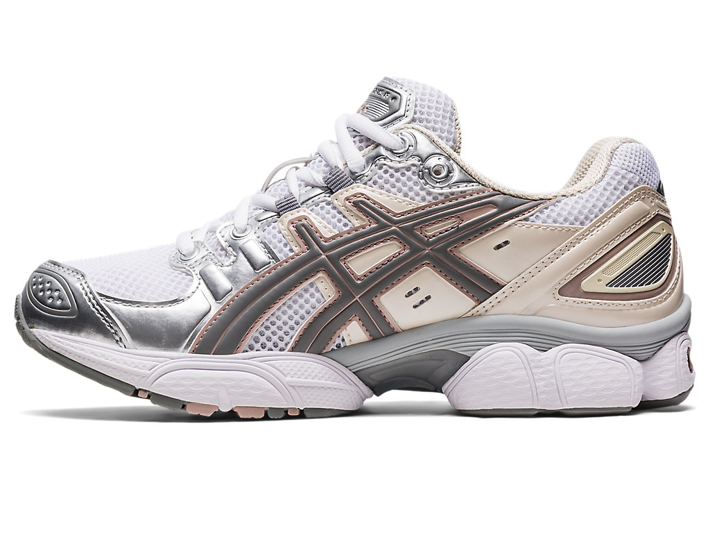 Sneakers Asics Gel-Nimbus 9 Feminino Branco Bege | 7639-GEHJZ