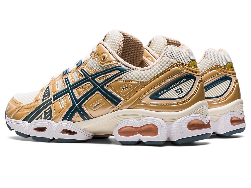 Sneakers Asics Gel-Nimbus 9 Feminino Creme | 2061-FXUMD