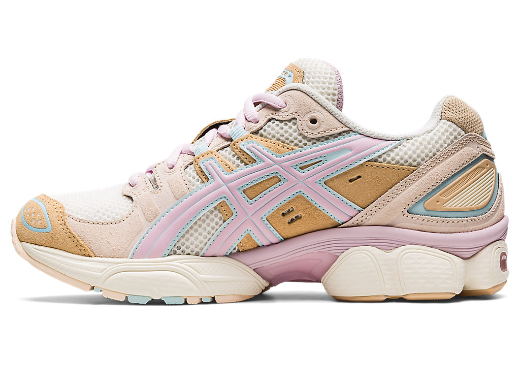 Sneakers Asics Gel-Nimbus 9 Feminino Creme Rosa | 2580-RHGXT