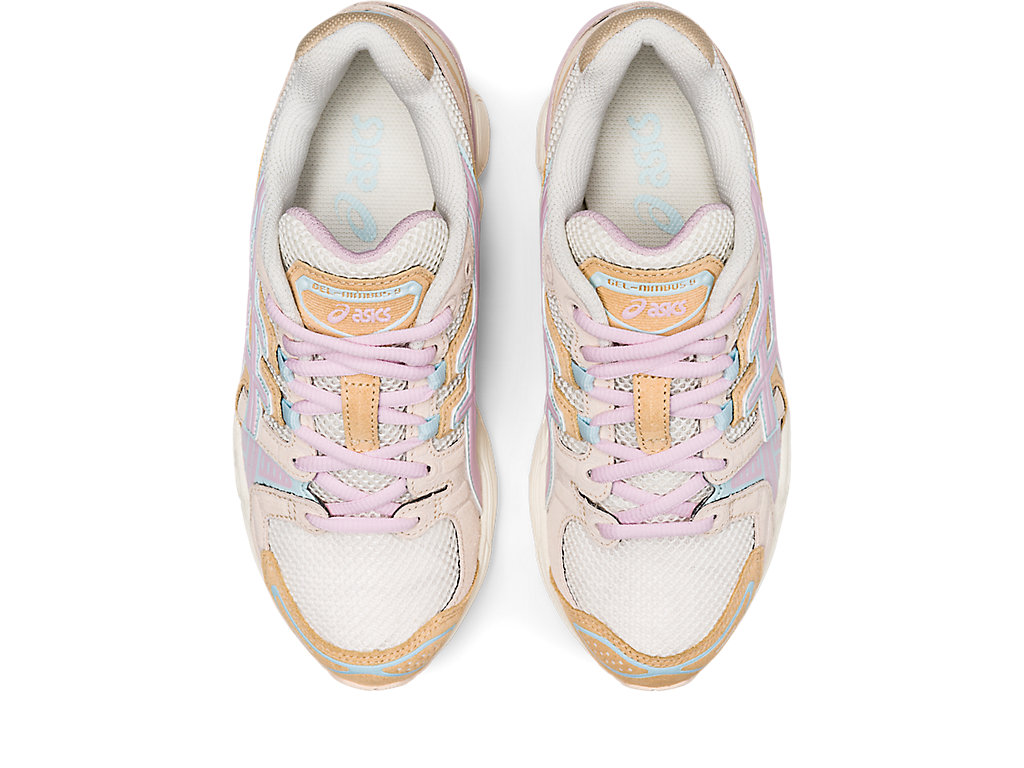 Sneakers Asics Gel-Nimbus 9 Feminino Creme Rosa | 2580-RHGXT