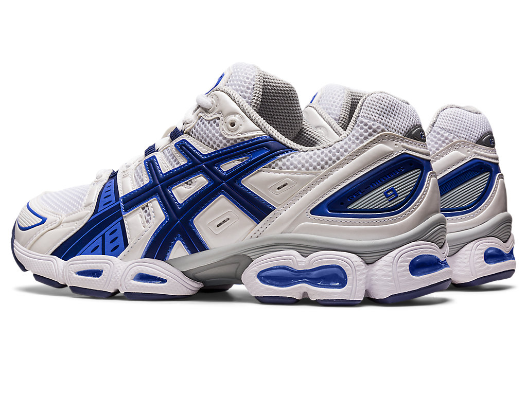 Sneakers Asics Gel-Nimbus 9 Masculino Branco Azul Anil Azuis | 9036-SOMBL