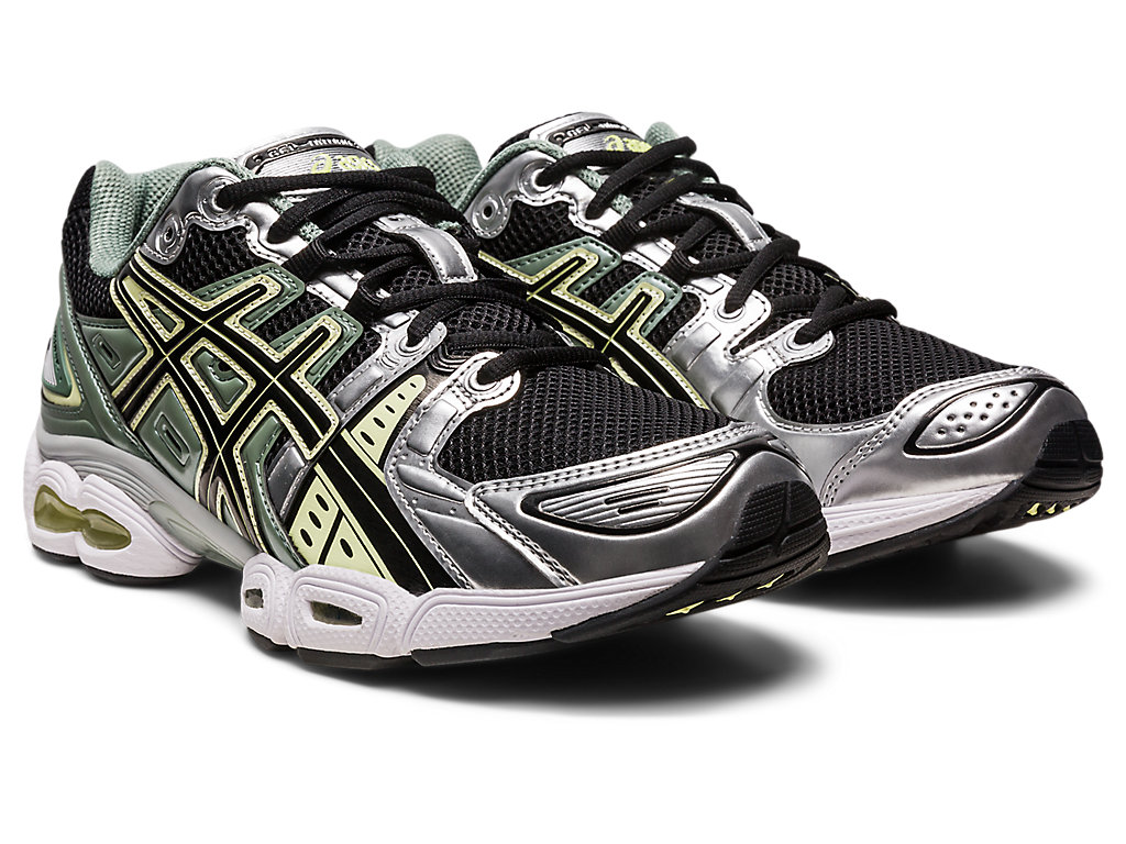 Sneakers Asics Gel-Nimbus 9 Masculino Pretas Prateadas | 4681-DHIWG