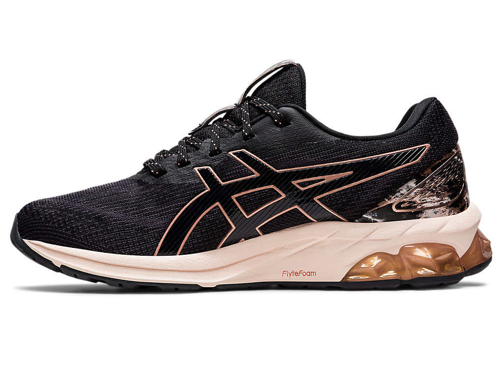 Sneakers Asics Gel-Quantum 180 Vii Feminino Pretas Rosa Douradas | 2175-NTIBZ