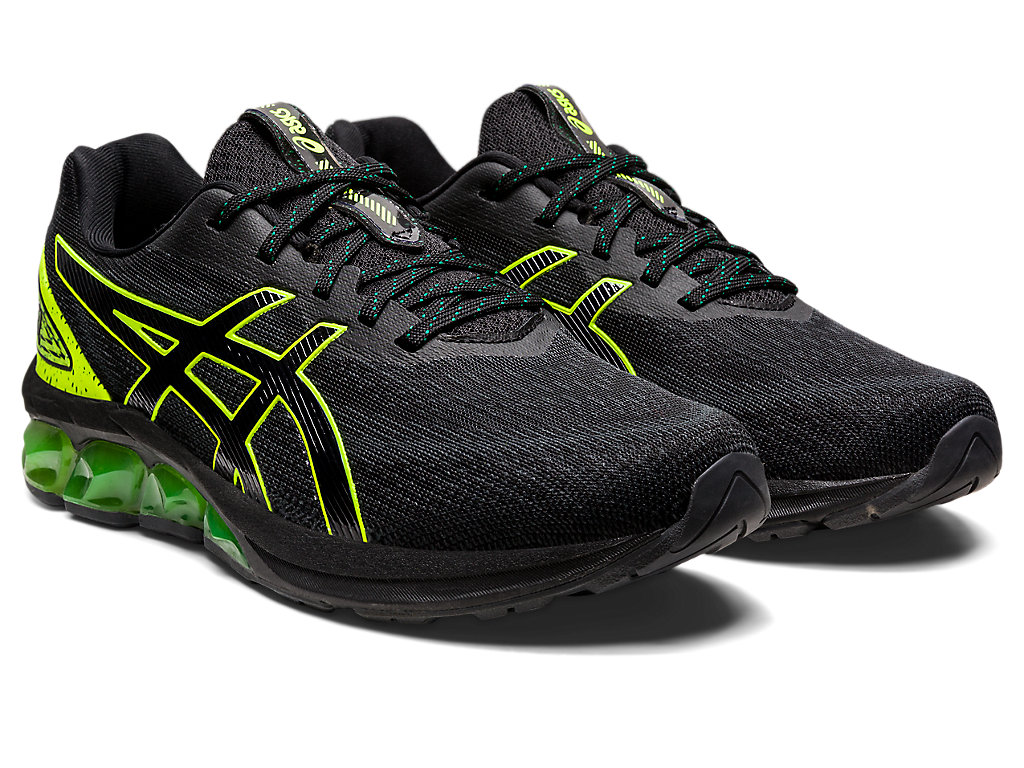 Sneakers Asics Gel-Quantum 180 Vii Feminino Pretas Amarelas | 2763-NTHQF