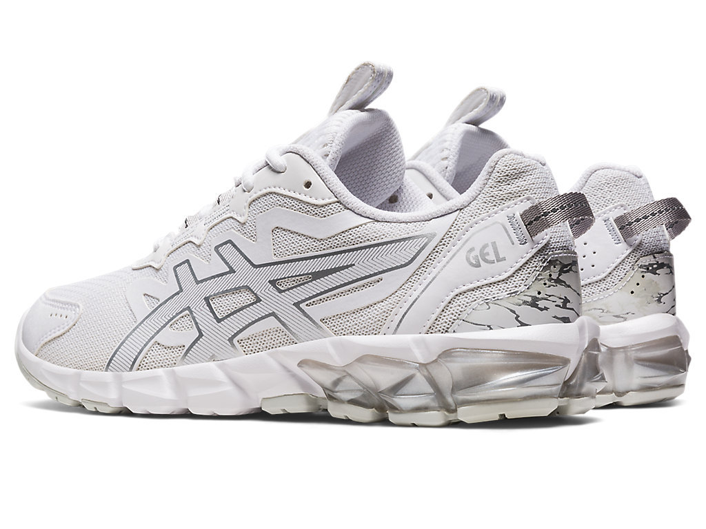 Sneakers Asics Gel-Quantum 90 Feminino Branco Prateadas | 2347-TEVYA