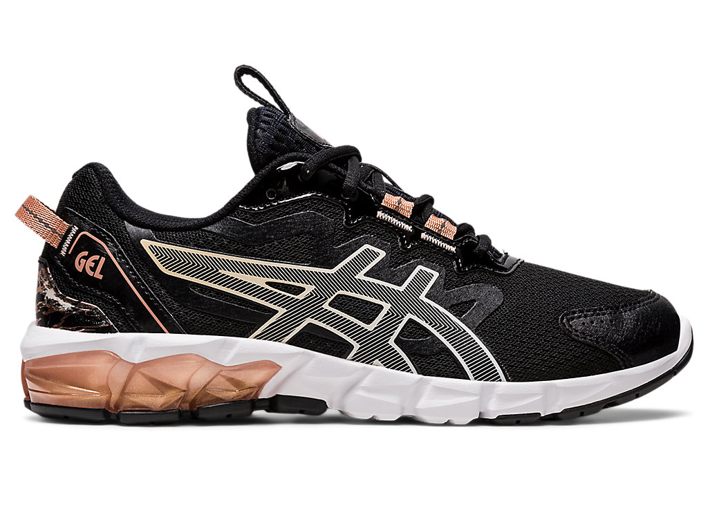 Sneakers Asics Gel-Quantum 90 Feminino Pretas Rosa Douradas | 5193-BAIEC