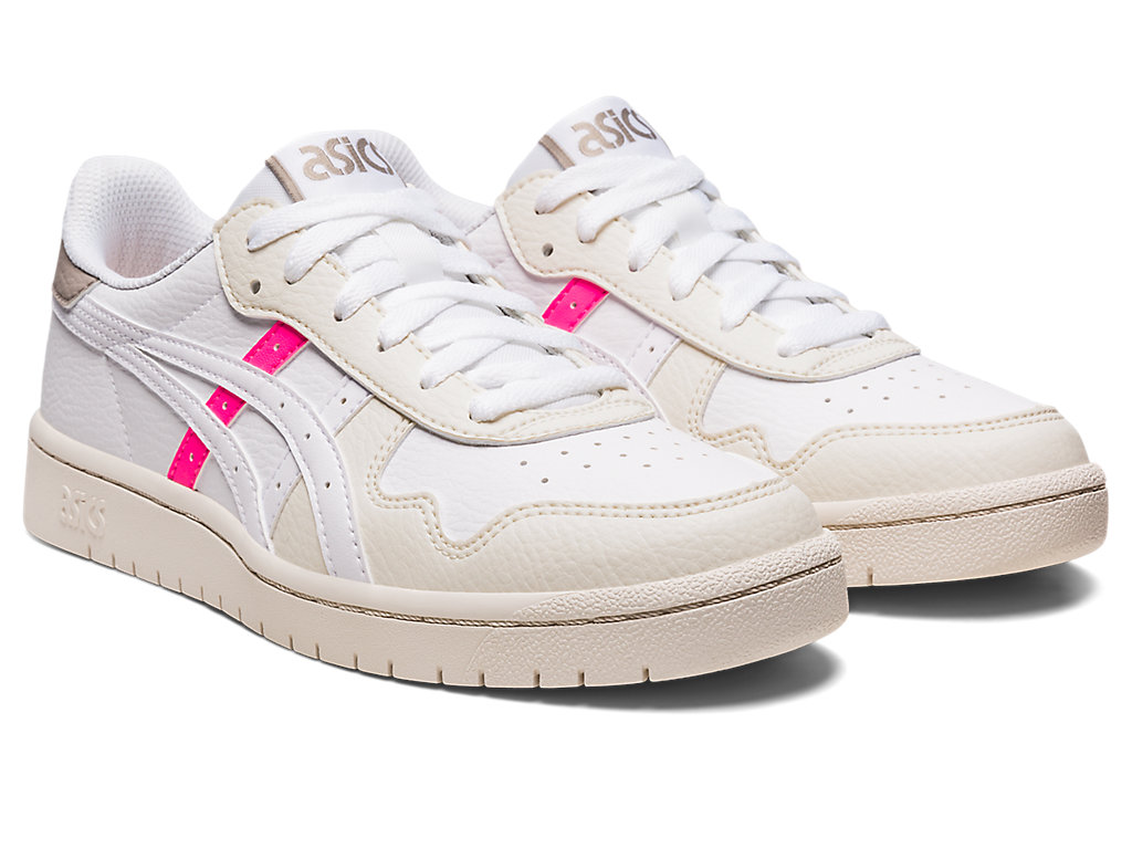 Sneakers Asics Japan S Feminino Branco Rosa | 0253-STAYG