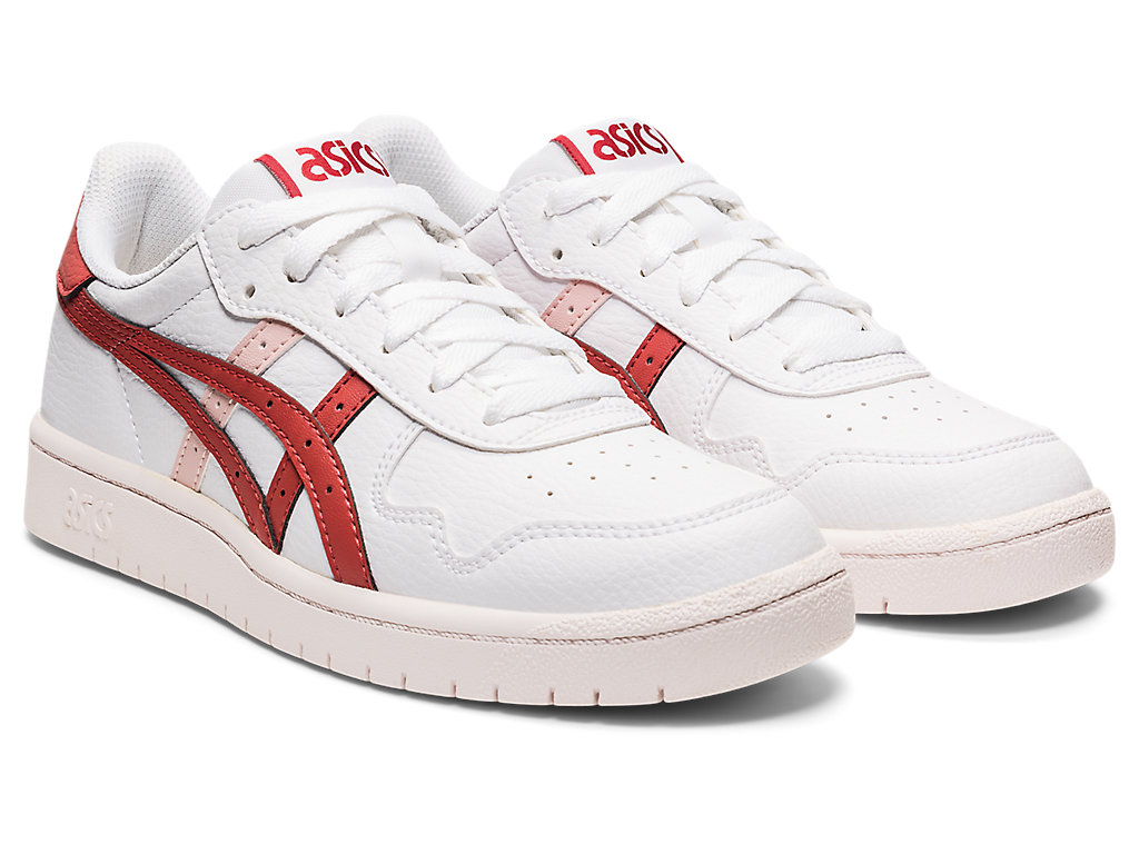 Sneakers Asics Japan S Feminino Branco Vermelhas Vermelhas Escuro | 9852-VMOHJ