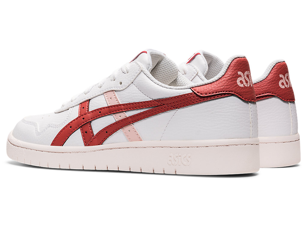 Sneakers Asics Japan S Feminino Branco Vermelhas Vermelhas Escuro | 9852-VMOHJ