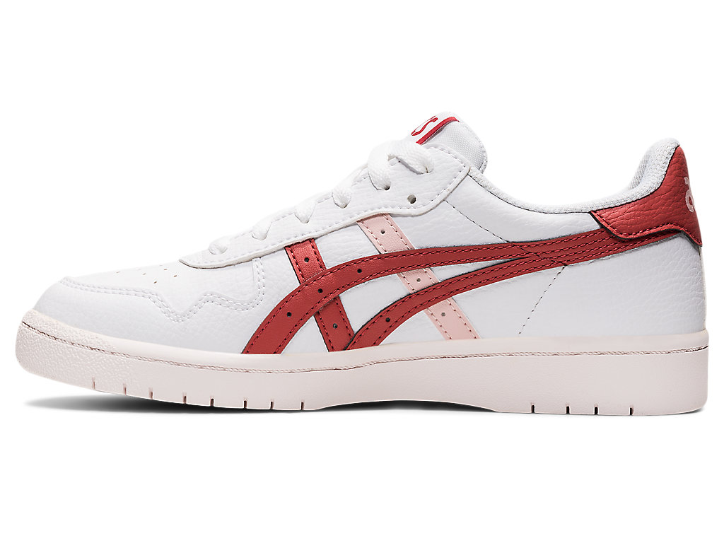 Sneakers Asics Japan S Feminino Branco Vermelhas Vermelhas Escuro | 9852-VMOHJ