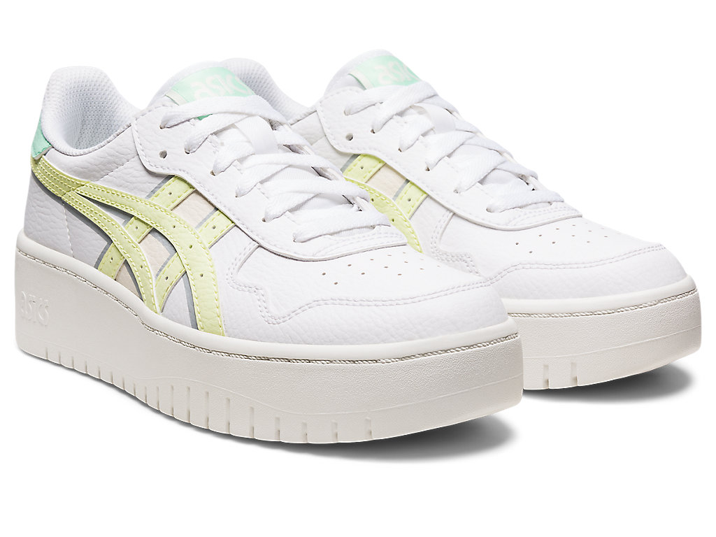 Sneakers Asics Japan S Pf Feminino Branco Amarelas | 3742-KPTNJ