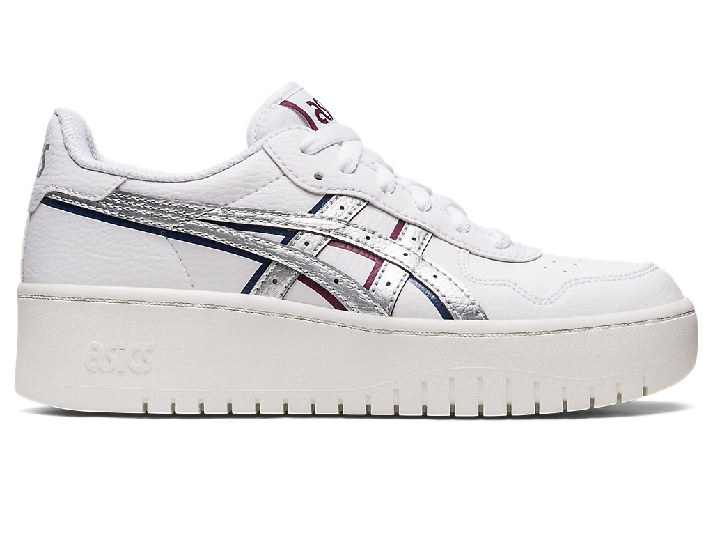 Sneakers Asics Japan S Pf Feminino Branco Prateadas | 5371-NHLBS