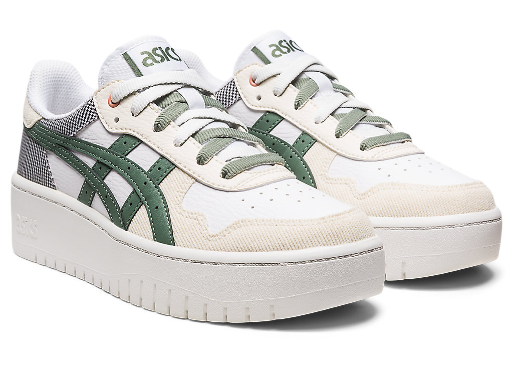 Sneakers Asics Japan S Pf Feminino Branco Verdes Escuro | 6213-WXJNU