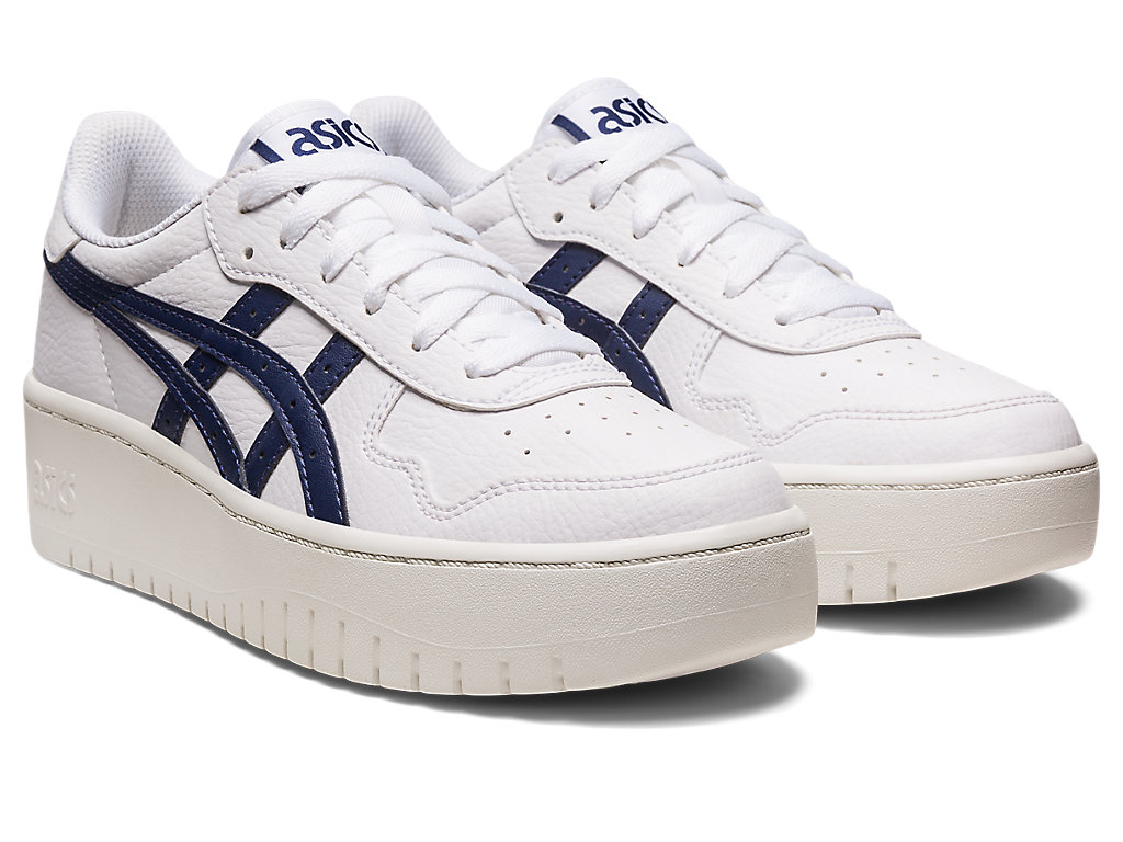 Sneakers Asics Japan S Pf Feminino Branco Azul Marinho | 6501-ASPDL