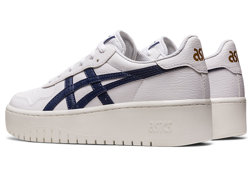 Sneakers Asics Japan S Pf Feminino Branco Azul Marinho | 6501-ASPDL