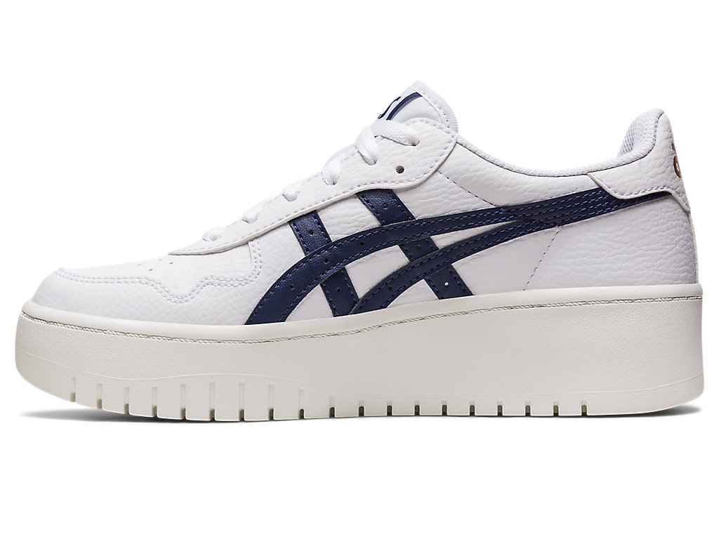 Sneakers Asics Japan S Pf Feminino Branco Azul Marinho | 6501-ASPDL