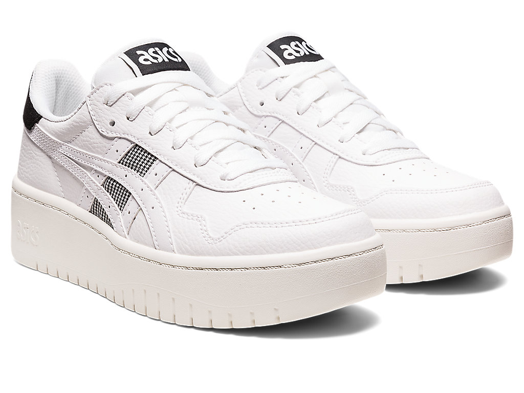 Sneakers Asics Japan S Pf Feminino Branco Pretas | 7436-FEULM