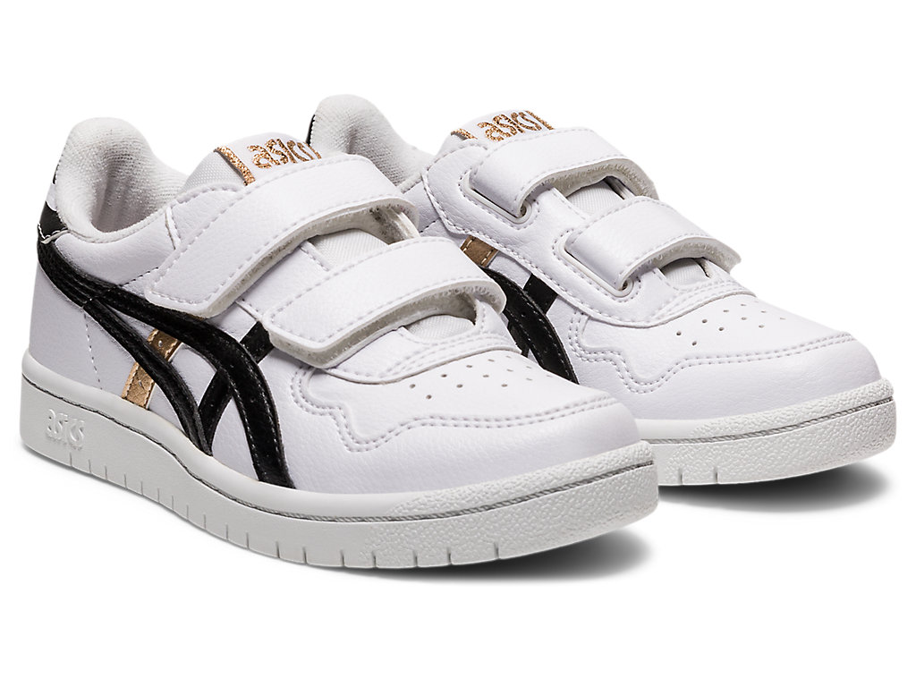 Sneakers Asics Japan S Pre-School Criança Branco Pretas | 3872-QRGFM