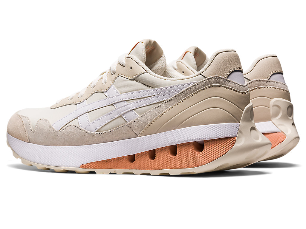 Sneakers Asics Jogger X81 Feminino Creme Branco | 2346-PZGIS