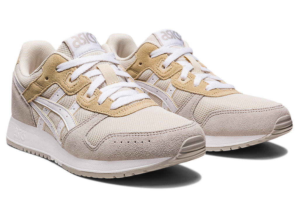 Sneakers Asics Lyte Classicos Feminino Bege Branco | 2146-GCWBI