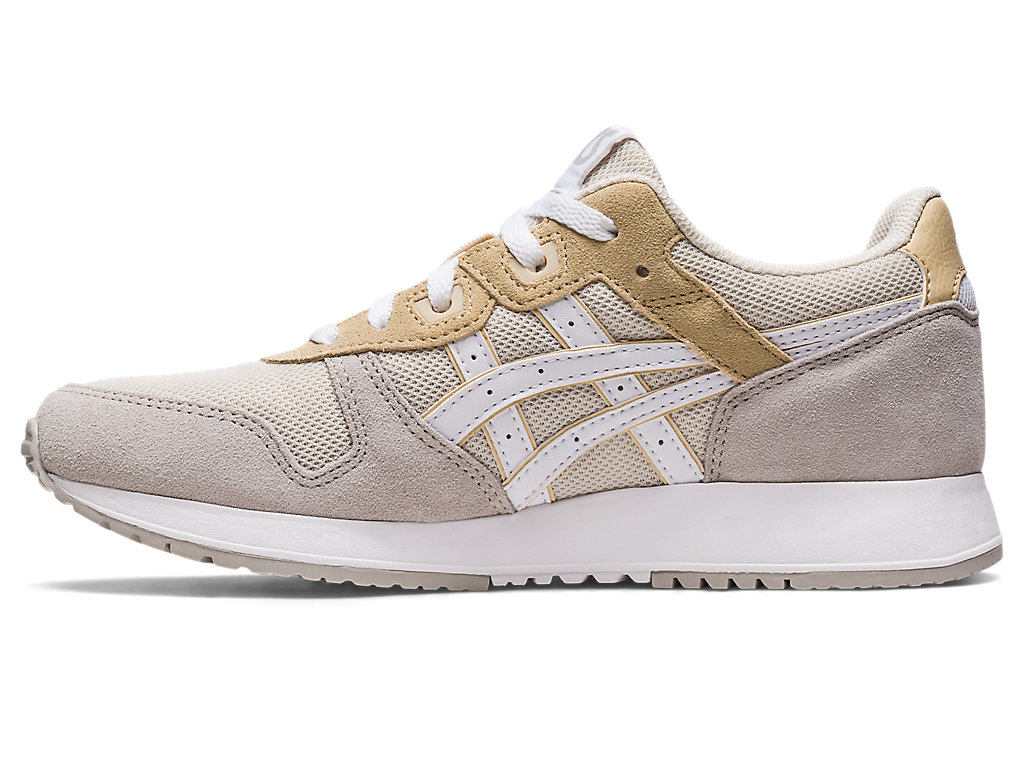 Sneakers Asics Lyte Classicos Feminino Bege Branco | 2146-GCWBI