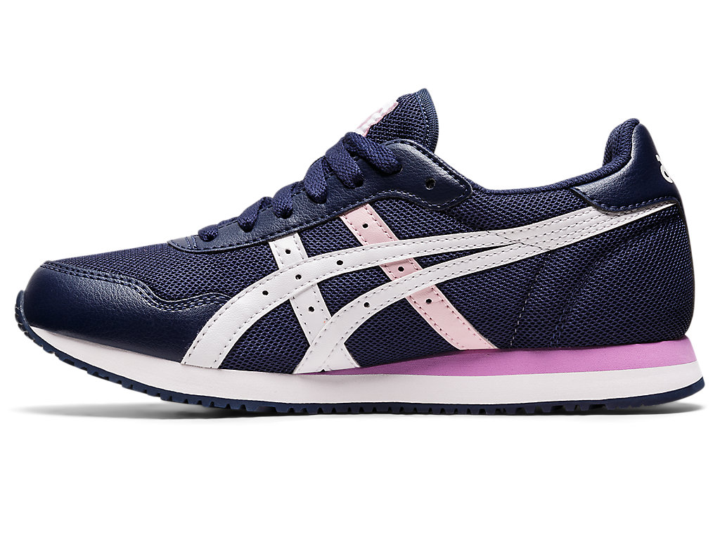 Sneakers Asics Tiger Runner Feminino Azul Marinho Branco | 3409-WHCNU