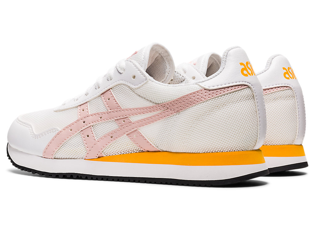 Sneakers Asics Tiger Runner Grade School Criança Branco Coral | 2593-WUEQS