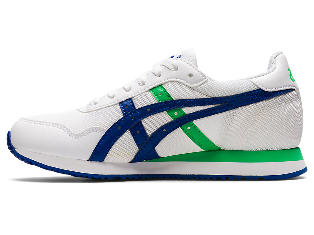 Sneakers Asics Tiger Runner Grade School Criança Branco Azuis | 6352-NIUWC