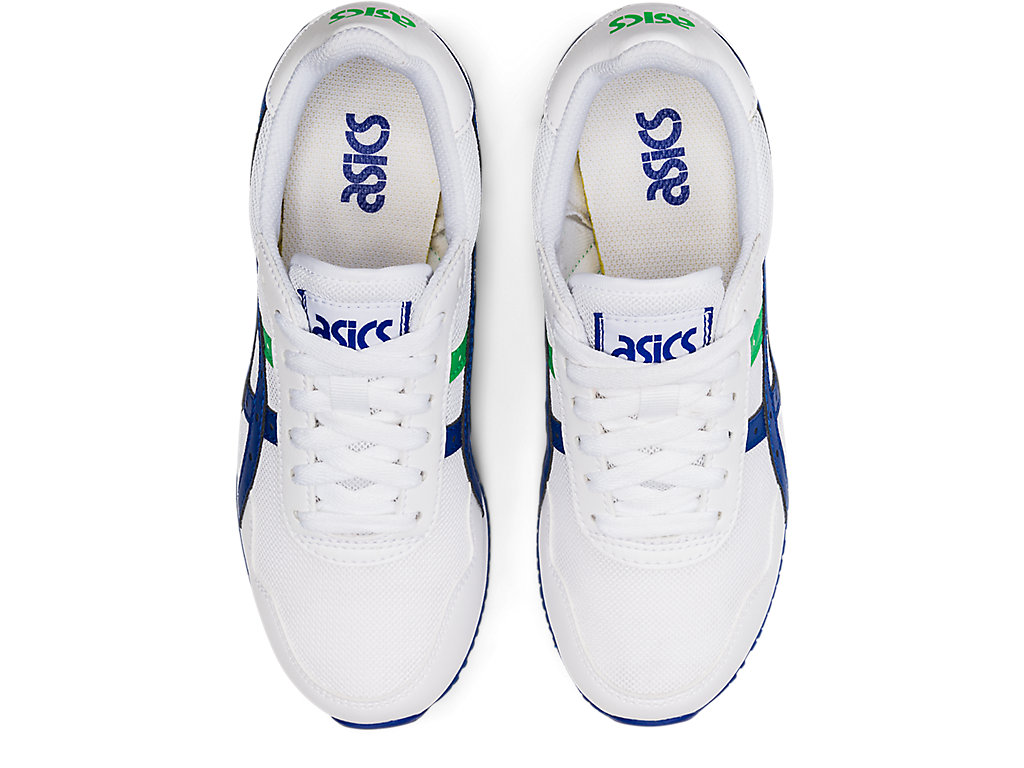 Sneakers Asics Tiger Runner Grade School Criança Branco Azuis | 6352-NIUWC