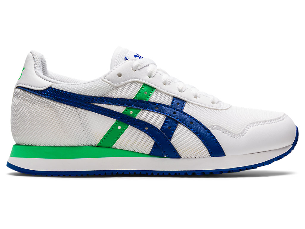 Sneakers Asics Tiger Runner Grade School Criança Branco Azuis | 6352-NIUWC