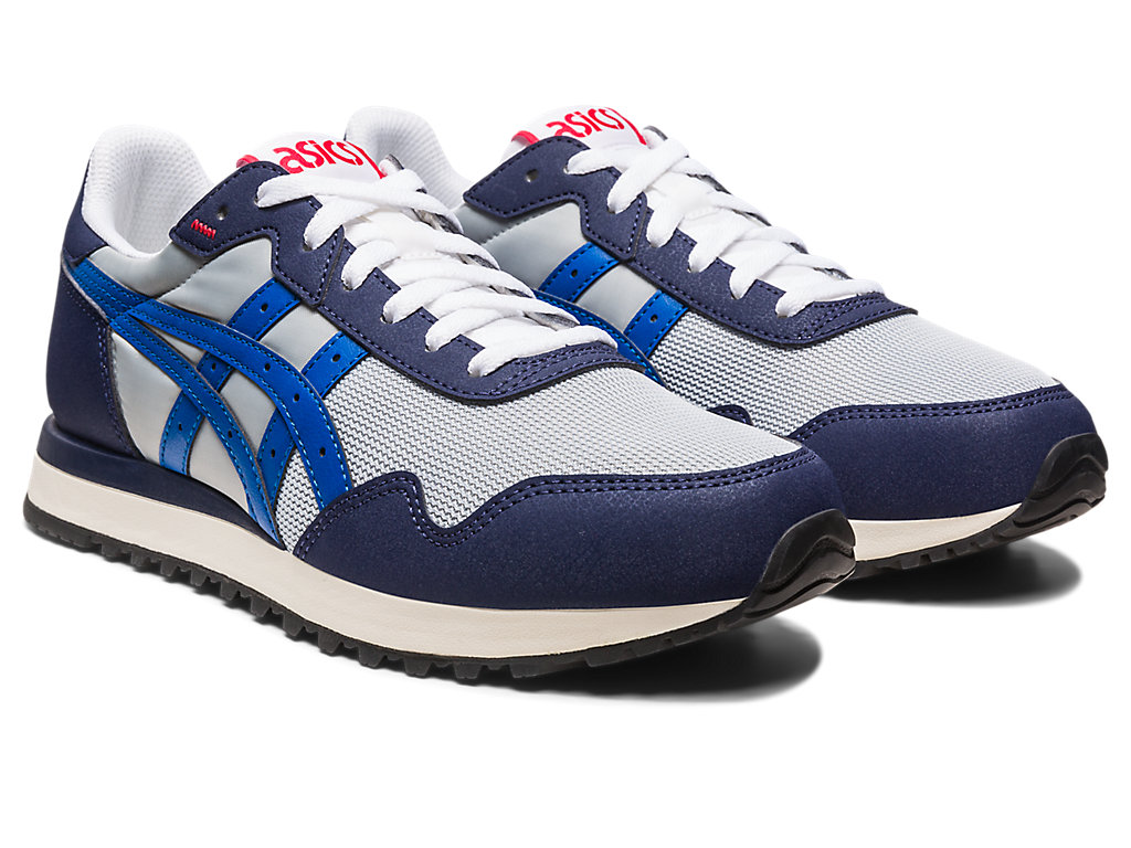 Sneakers Asics Tiger Runner Ii Masculino Cinzentas Azul Marinho | 4823-SPGFA