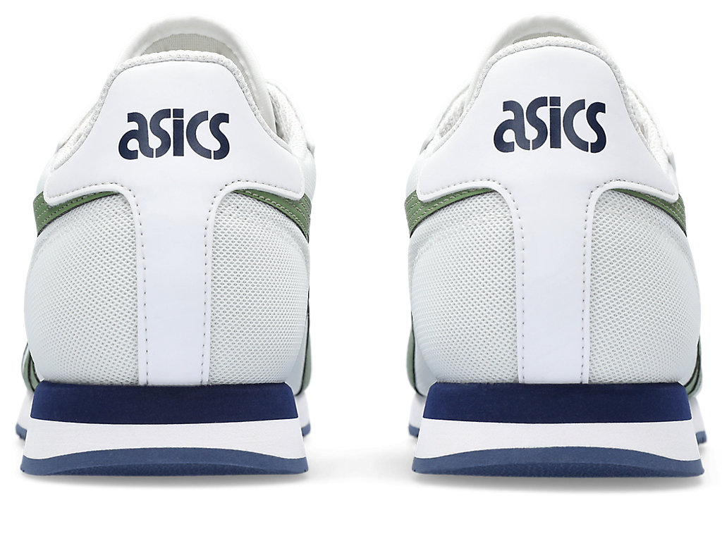 Sneakers Asics Tiger Runner Masculino Branco Verdes | 6079-SRGPM