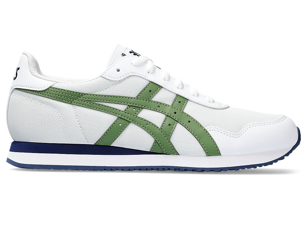 Sneakers Asics Tiger Runner Masculino Branco Verdes | 6079-SRGPM