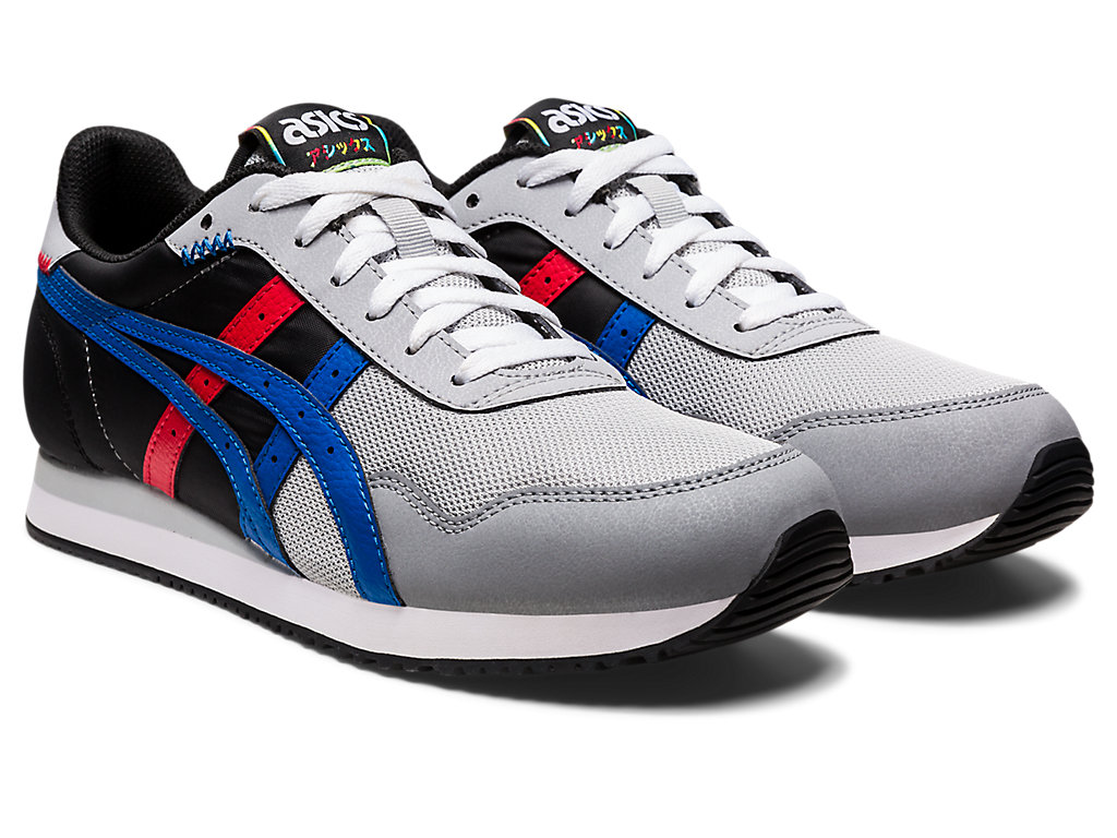 Sneakers Asics Tiger Runner Masculino Cinzentas Azuis | 3491-DRTUV