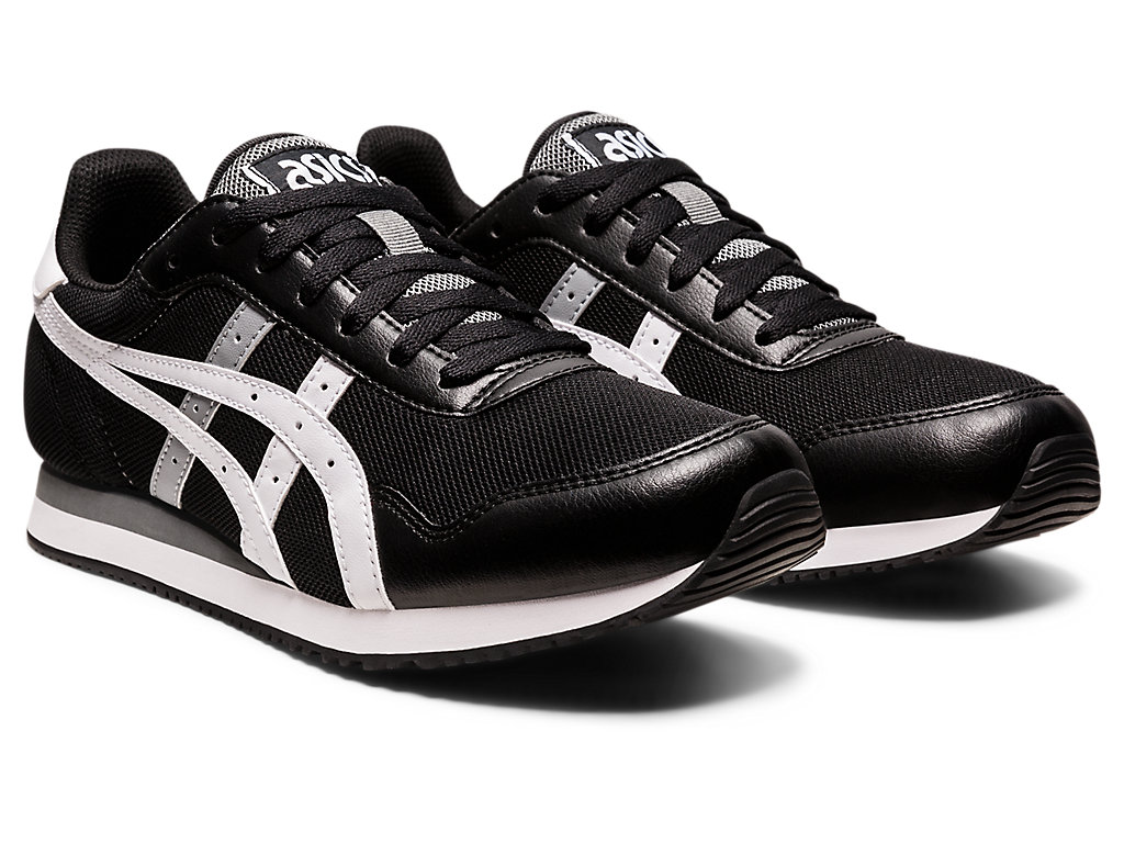 Sneakers Asics Tiger Runner Masculino Pretas Branco | 0795-PQSRO