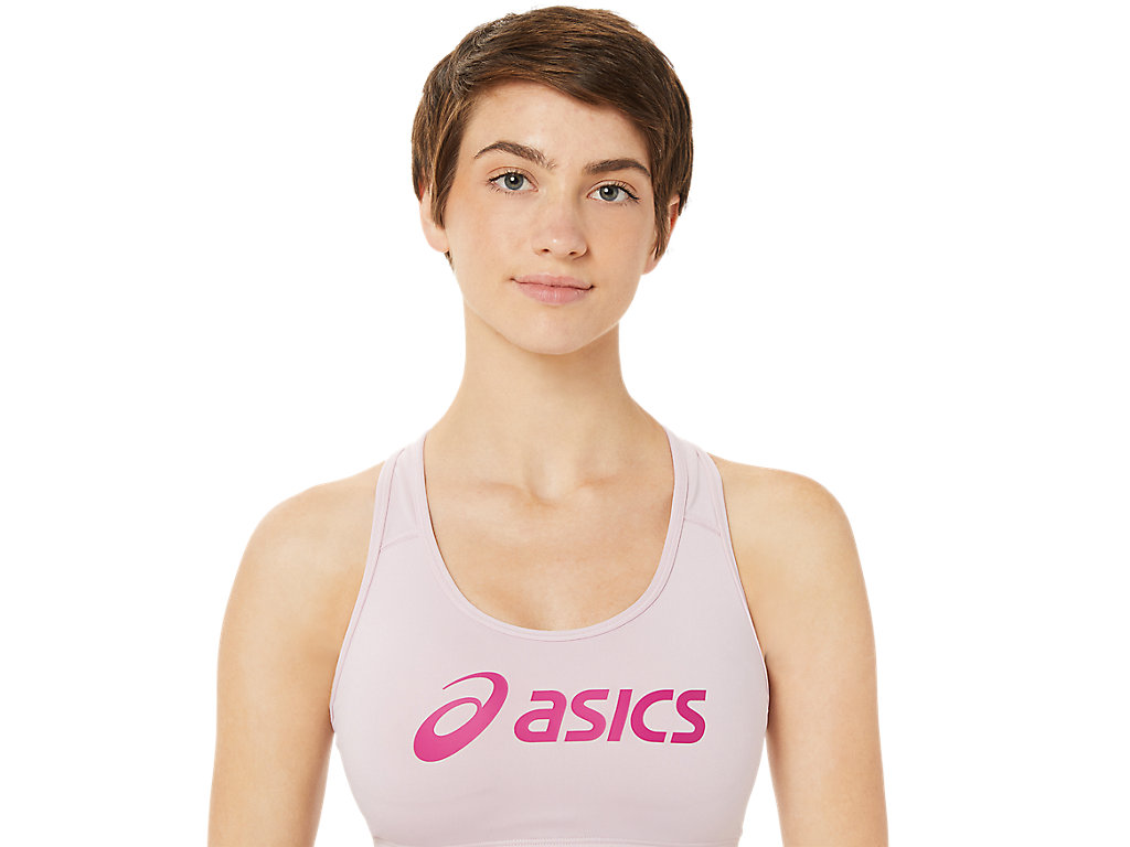 Sutiã Esportivo Asics Acolchoado Feminino Rosa Fucsia Vermelhas | 7902-ROBNH