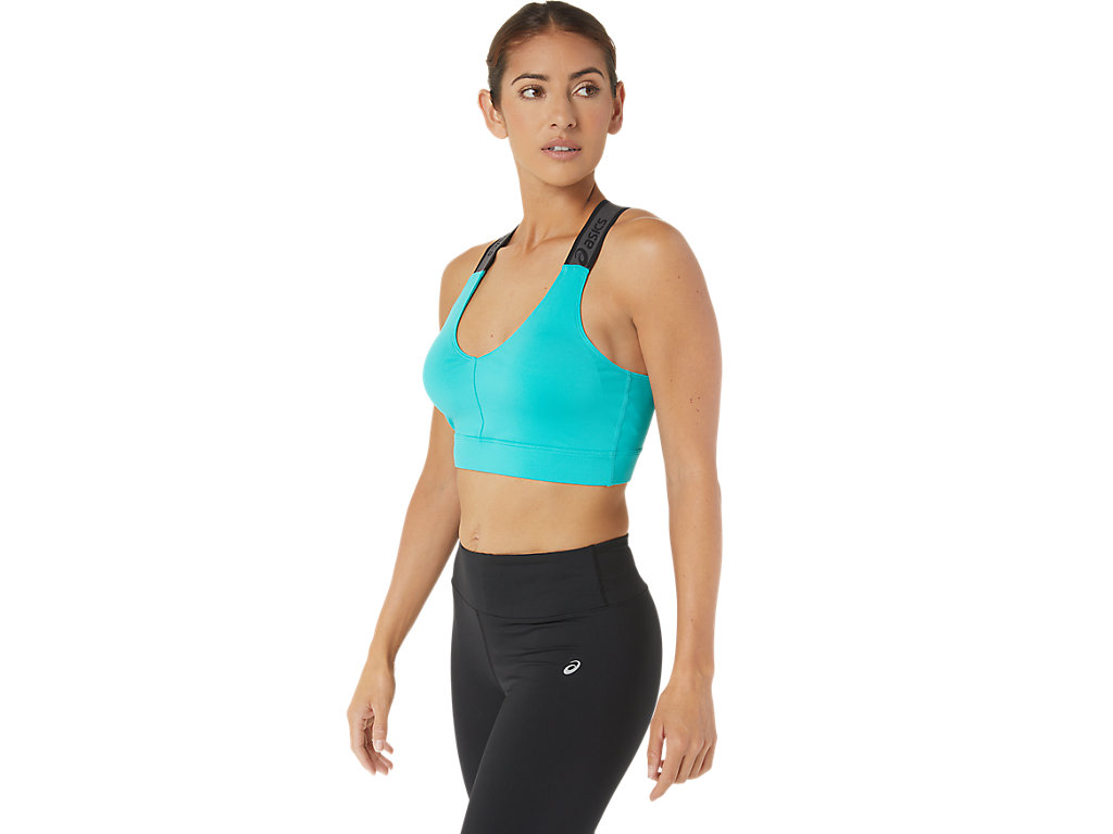 Sutiã Esportivo Asics Fit Sana Feminino Turquesa | 4906-BKTDN