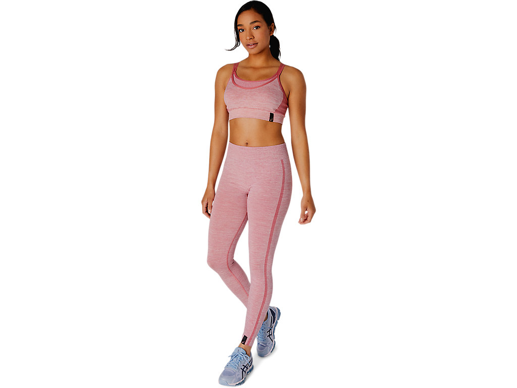 Sutiã Esportivo Asics Reversible Seamless Feminino Rosa | 0179-TPZGW